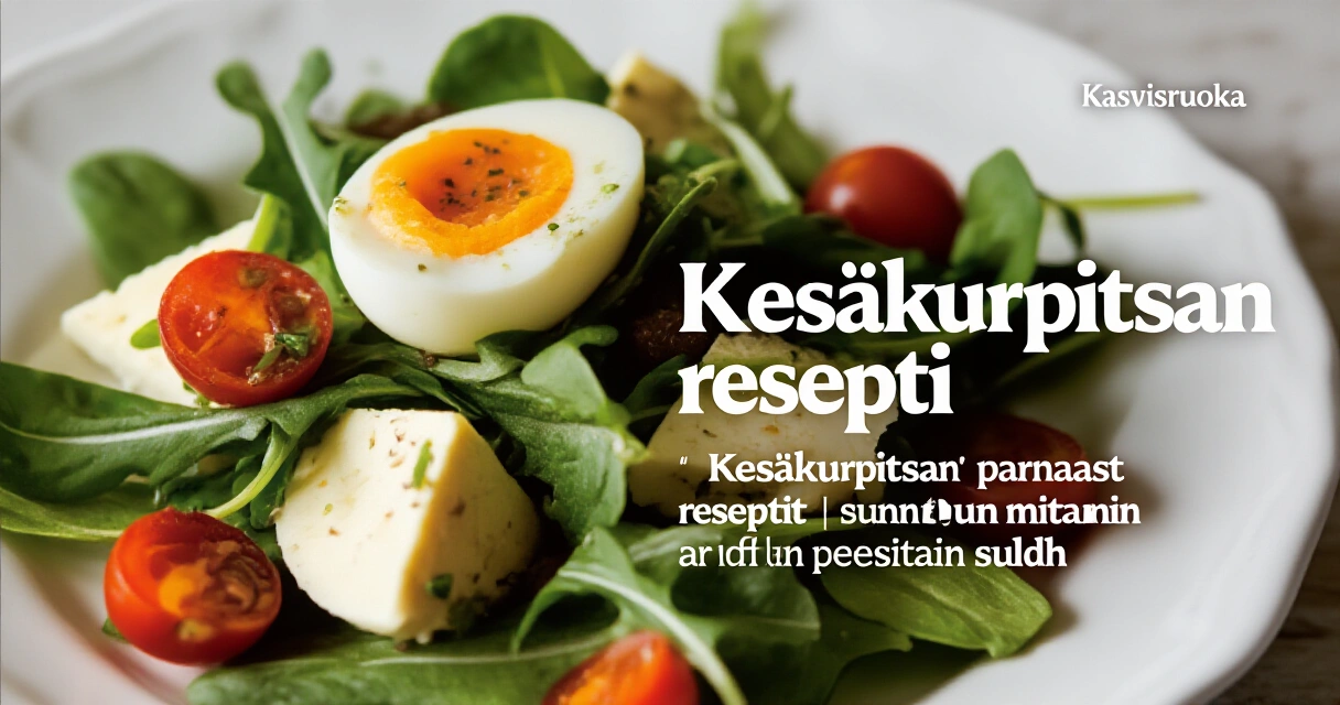 Kesäkurpitsan parhaat reseptit punnituin mitoin